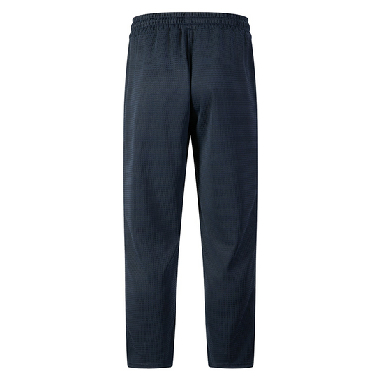 👖 Pull On & Go | Men's Waffle-Knit Drawstring Straight-Leg Pants