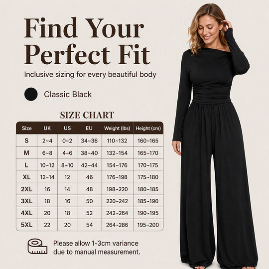 Bestseller🏆Women's Off-Shoulder Wide-Leg Jumpsuit