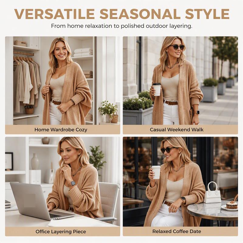 Women's Loose Fit Knit Cardigan