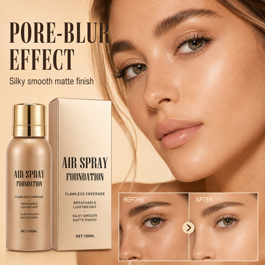 🥳2026 HOT SALE🥳💞50K+ SOLD! 💄✨ Air Spray Foundation – flawless full coverage, waterproof & sweatproof. Lightweight formula won't clog pores or cake – just spray & blend for a smooth, natural glow that lasts all day! 💋💖