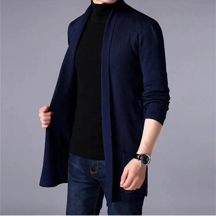 🎉This Week's Special Sales - 50% OFF✨Men's Knit Long Cardigan Jacket💝Best Gift For Him