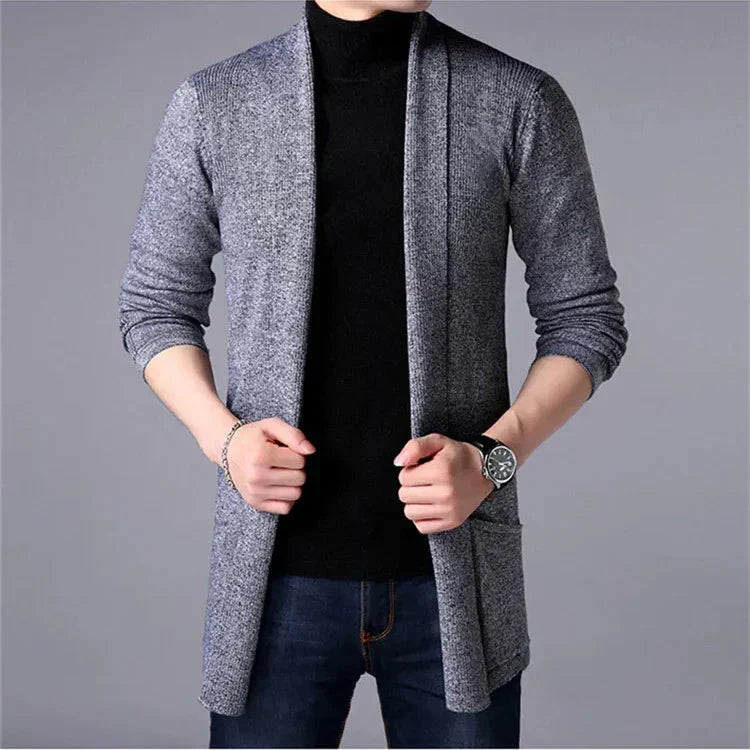 🎉This Week's Special Sales - 50% OFF✨Men's Knit Long Cardigan Jacket💝Best Gift For Him