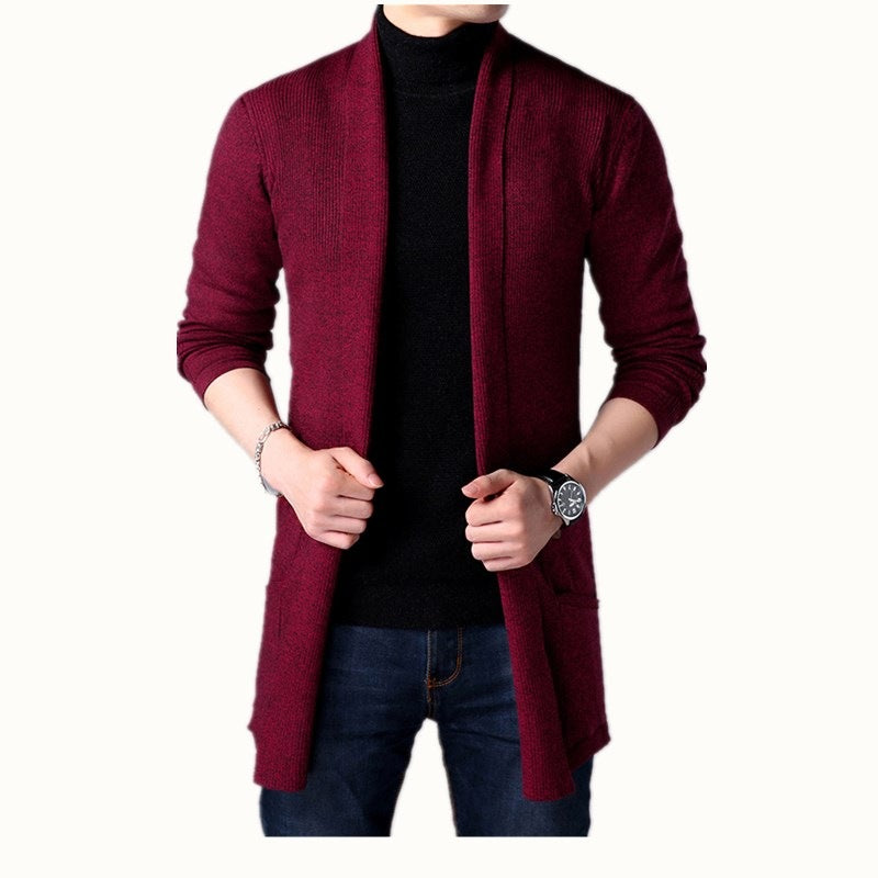 🎉This Week's Special Sales - 50% OFF✨Men's Knit Long Cardigan Jacket💝Best Gift For Him