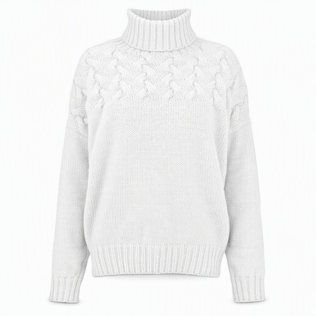 🛍️New Arrivals - Casual Solid Color Turtleneck Knit Pullover
