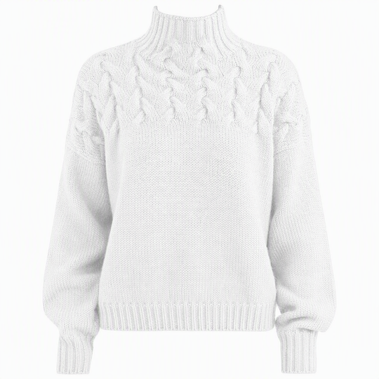 🛍️New Arrivals - Casual Solid Color Turtleneck Knit Pullover