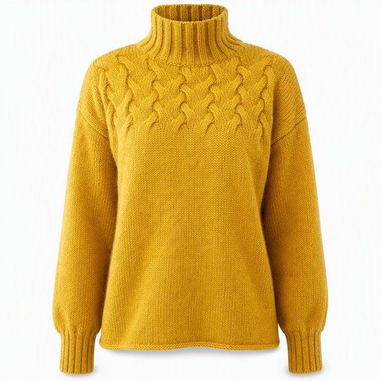 🛍️New Arrivals - Casual Solid Color Turtleneck Knit Pullover
