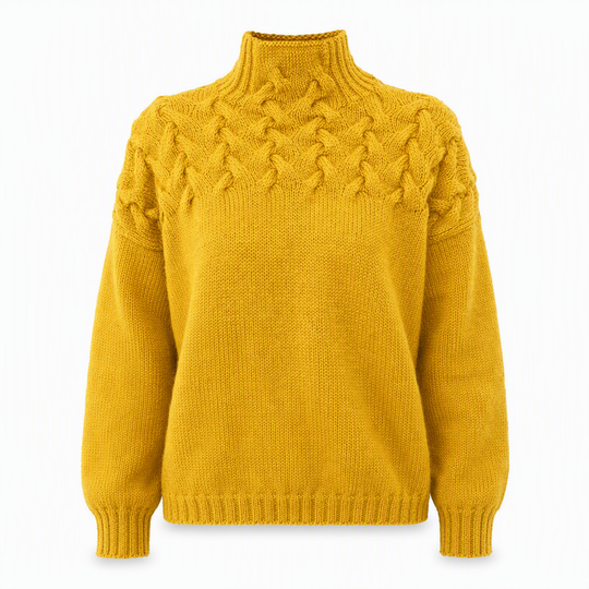 🛍️New Arrivals - Casual Solid Color Turtleneck Knit Pullover