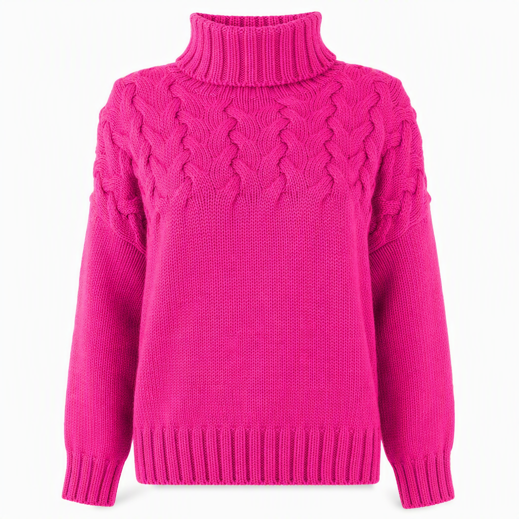 🛍️New Arrivals - Casual Solid Color Turtleneck Knit Pullover