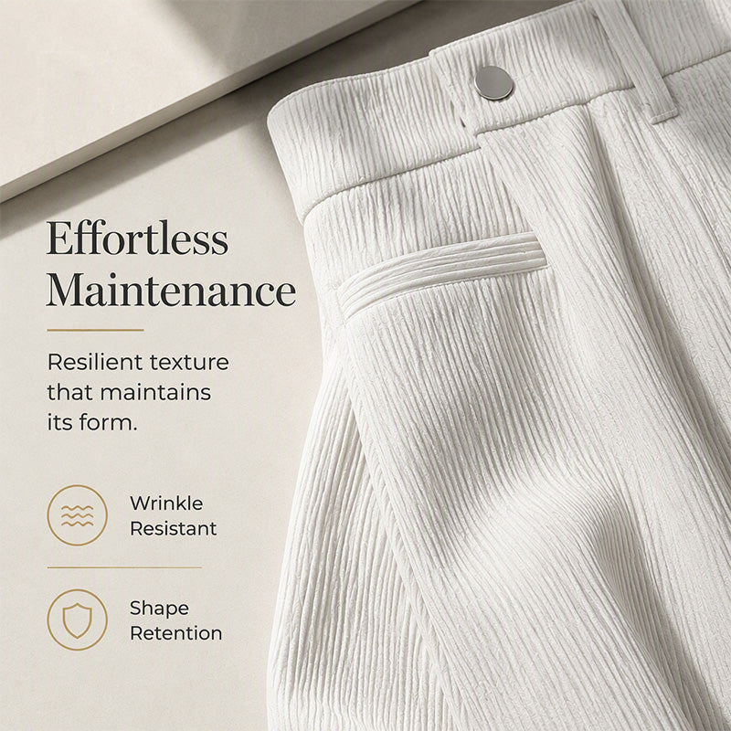 Women's High Waist Corduroy Wide-Leg Pants 