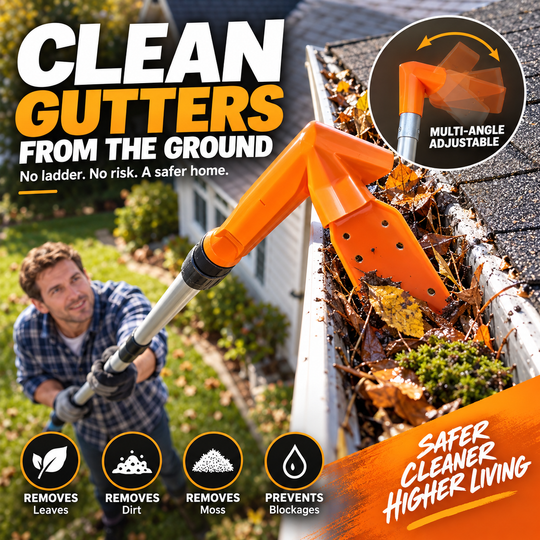 🔧 LIMITED‑TIME 30% OFF! ✨ No-Climb Gutter Cleaning Tool