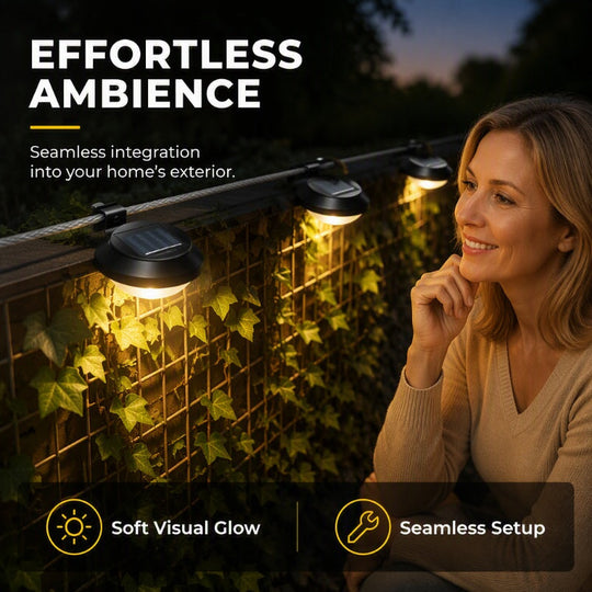 Outdoor Waterproof Solar LED Gutter Wall Lights