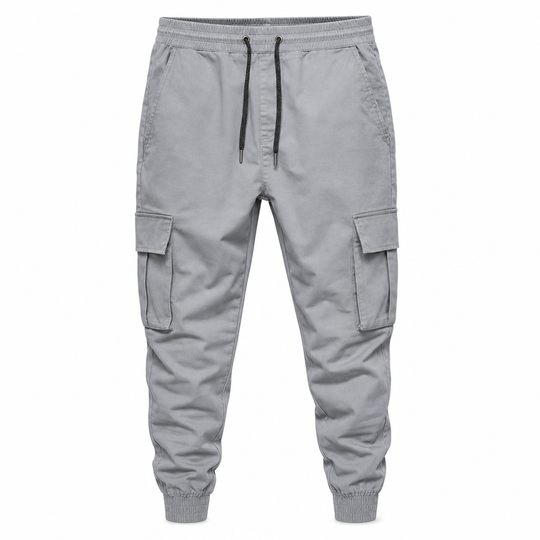👖 Utility Pockets, Easy Movement | Men's Drawstring Cargo Jogger Pants