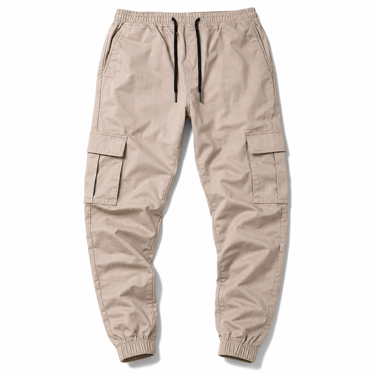 👖 Utility Pockets, Easy Movement | Men's Drawstring Cargo Jogger Pants