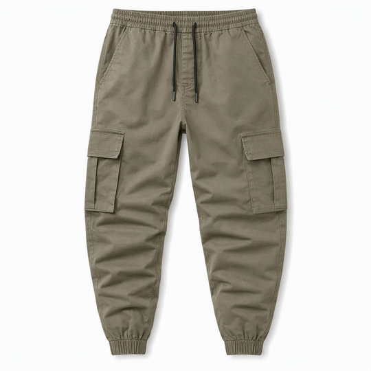 👖 Utility Pockets, Easy Movement | Men's Drawstring Cargo Jogger Pants