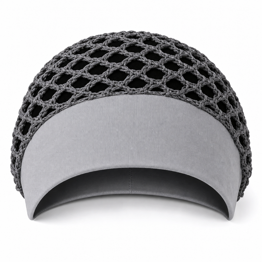 🌿 Breathable Comfort, Stay-Put Fit | Women's Wide-Band Mesh Hair Cover