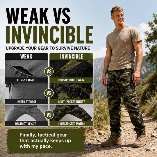 Men's Multi-Pocket Camouflage Cargo Pants