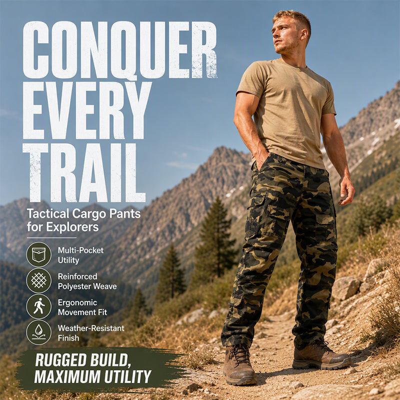 Men's Multi-Pocket Camouflage Cargo Pants