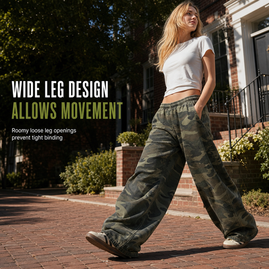✨👖Women's Vintage Washed Wide-Leg Sweatpants✨