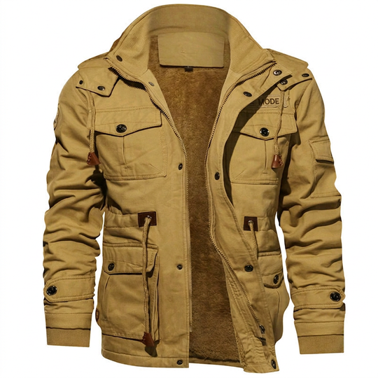 ✨Men’s thermal winter jacket with a detachable hood