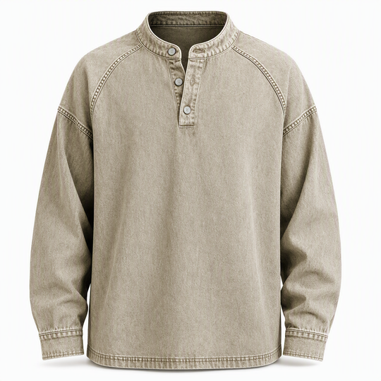 Men's Vintage Casual Loose-Fit Sweatshirt