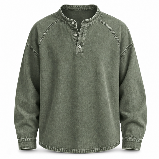 Men's Vintage Casual Loose-Fit Sweatshirt