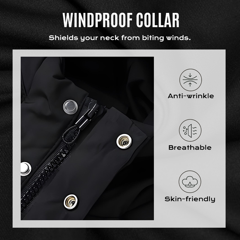 🧥 Extended Warmth, Windproof Coverage | Men's Mid-Length Hooded Puffer Jacket ⚡ Free Shipping