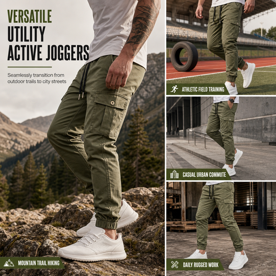 ✨Lightweight Casual Cargo Pants Outdoor Hiking Joggers for Autumn and Winter Sports Running Training