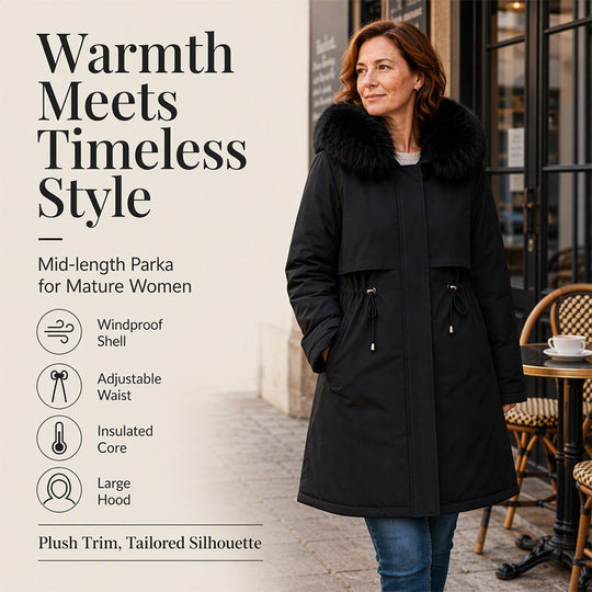 Women's Mid-Length Winter Warm Jacket