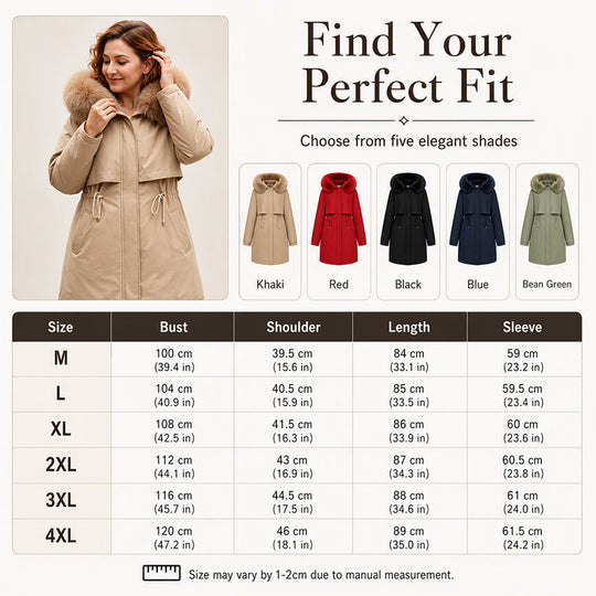 🧥 More Coverage, Easy Comfort | Women's Mid-Length Warm Jacket⚡