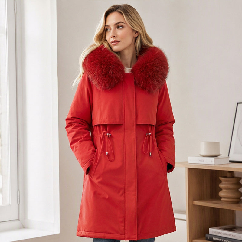 🧥 More Coverage, Easy Comfort | Women's Mid-Length Warm Jacket⚡
