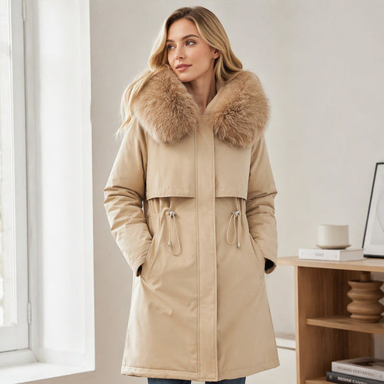 🧥 More Coverage, Easy Comfort | Women's Mid-Length Warm Jacket⚡