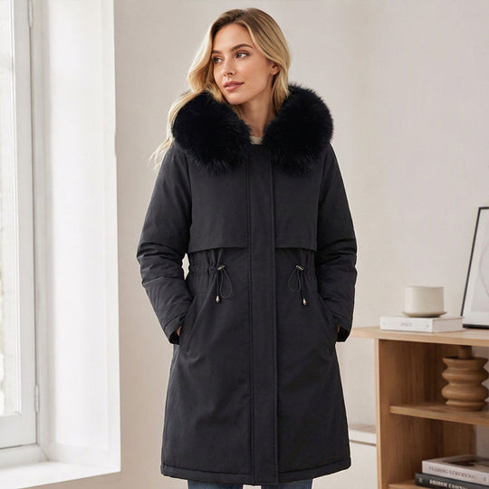 🧥 More Coverage, Easy Comfort | Women's Mid-Length Warm Jacket⚡