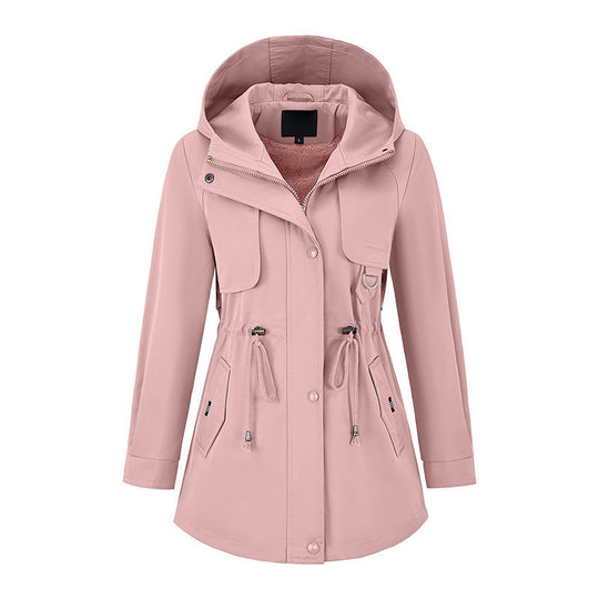 🧥 More Coverage, Easy Everyday Style | Women's Mid-Length Hooded Jacket
