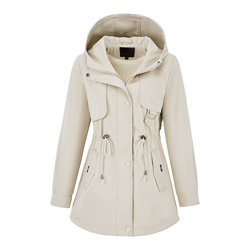 🧥 More Coverage, Easy Everyday Style | Women's Mid-Length Hooded Jacket