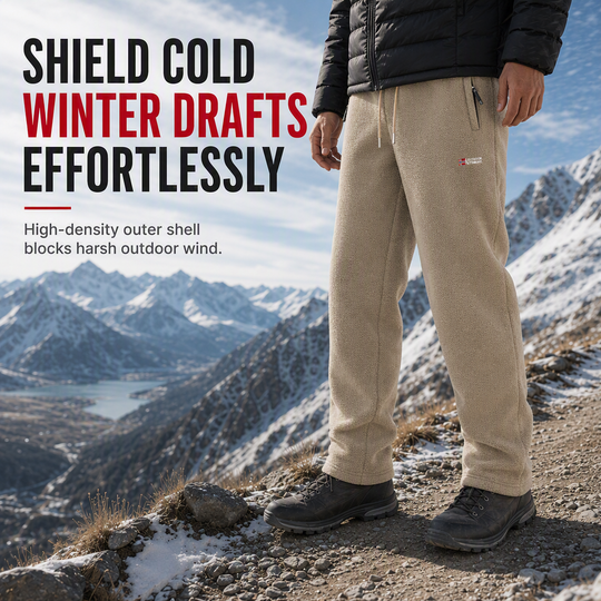 🔥 Fleece-Lined Warmth, Easy Movement | Unisex Thermal Pants ⚡ Free Shipping