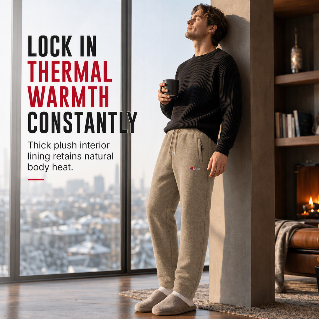 🔥 Fleece-Lined Warmth, Easy Movement | Unisex Thermal Pants ⚡ Free Shipping