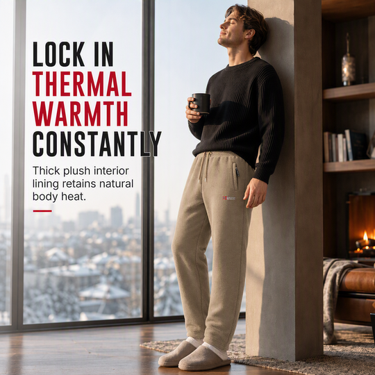 🔥 Fleece-Lined Warmth, Easy Movement | Unisex Thermal Pants ⚡ Free Shipping