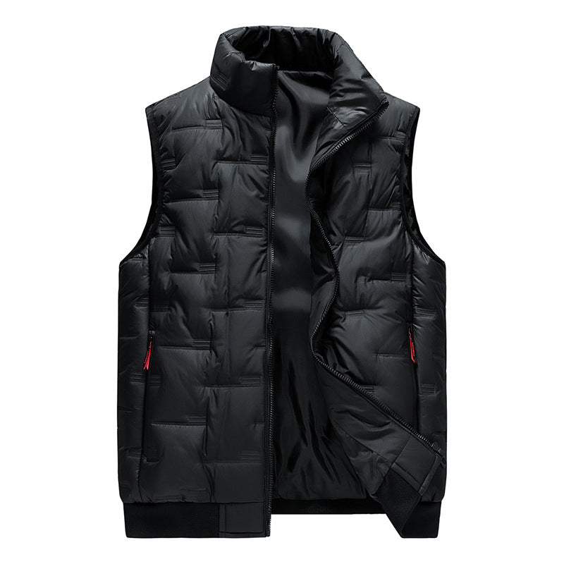🦺 Warm Core, Hands-Free Storage | Men's Multi-Pocket Quilted Utility Vest