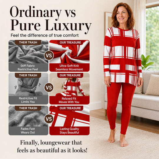 ✨ Statement Print, Easy Matching Style | Women's 2-Piece Leggings Set