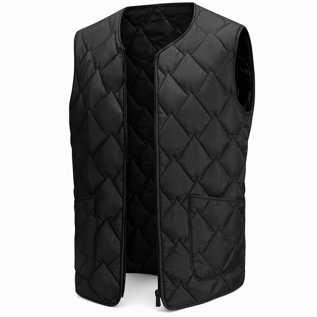 🖤 Men's Winter Loose Fit Vest High Street Fashion Minimalist Sleeveless