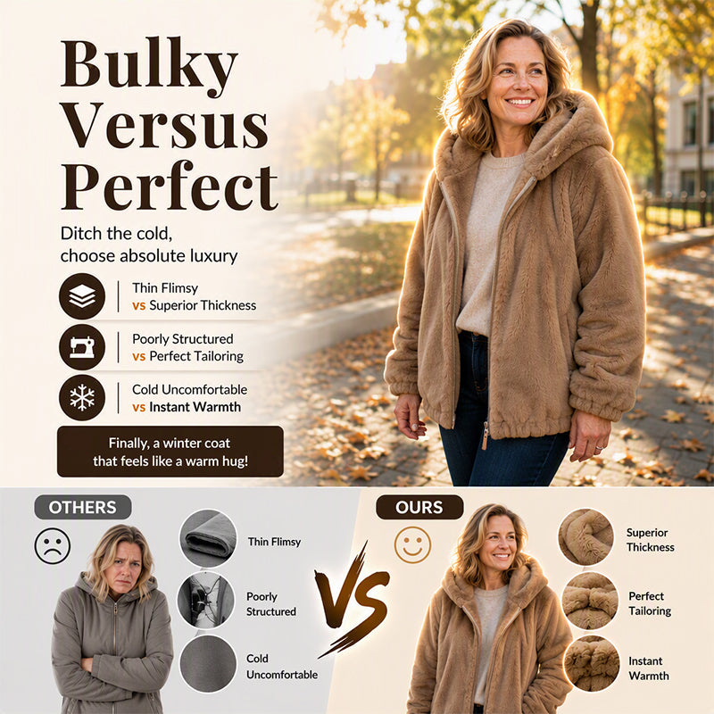 🔥✨☁️Soft & Skin-Friendly, Everyday Casual🧥 Women's Hooded Jacket – Comfortable Fabric & Relaxed Fit ✨