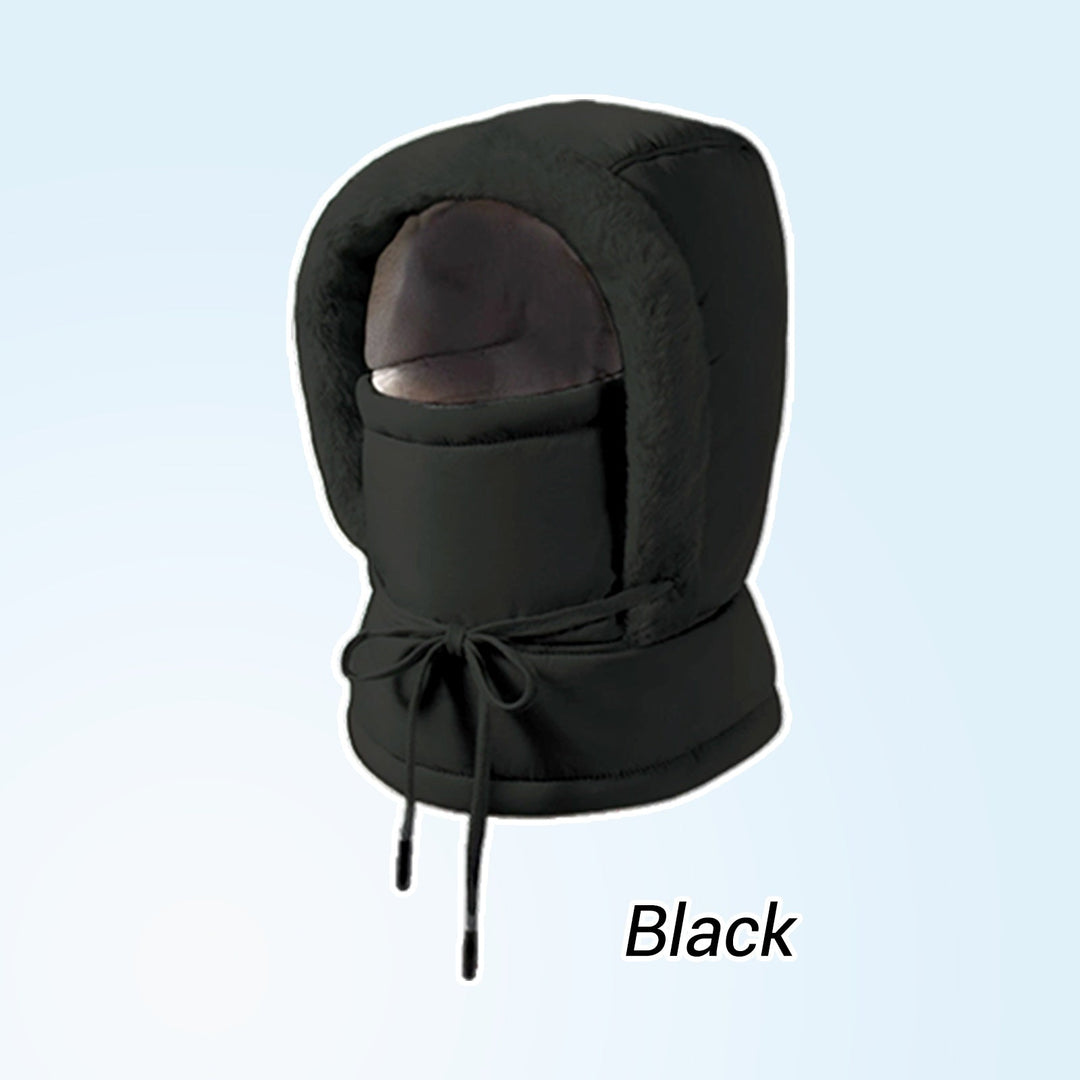 ❄️Plush-Lined 3-in-1 Winter Balaclava – Hood, Face Cover & Neck Warmer