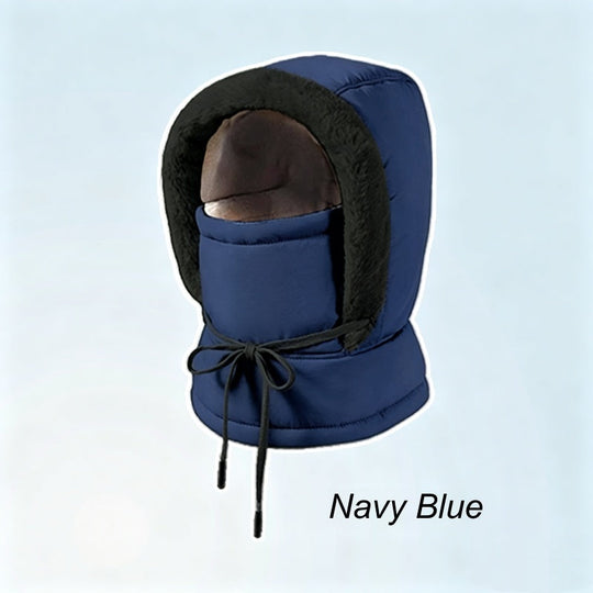 ❄️Plush-Lined 3-in-1 Winter Balaclava – Hood, Face Cover & Neck Warmer