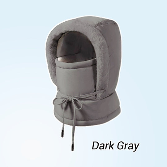 ❄️Plush-Lined 3-in-1 Winter Balaclava – Hood, Face Cover & Neck Warmer