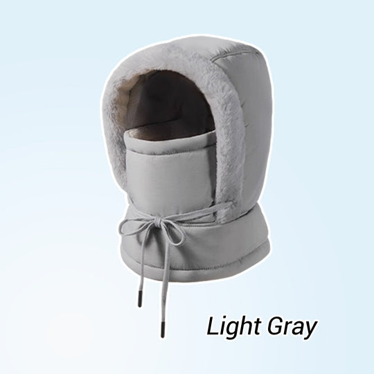❄️Plush-Lined 3-in-1 Winter Balaclava – Hood, Face Cover & Neck Warmer
