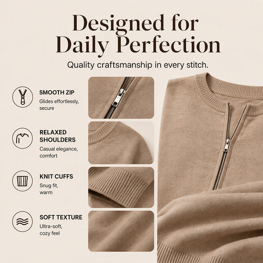 ☁️Women's Casual Zip-Up Knit Jacket