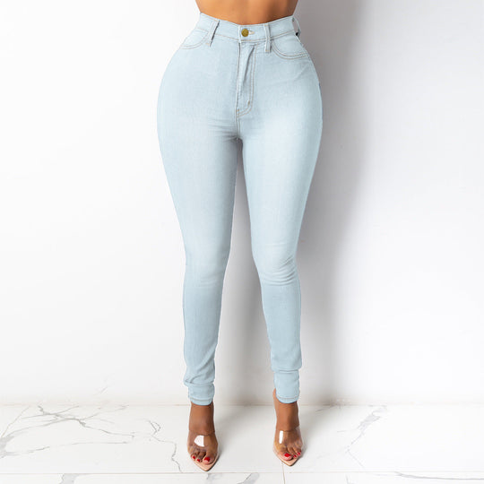 Women's High Waisted Slim Fit Pencil Pants