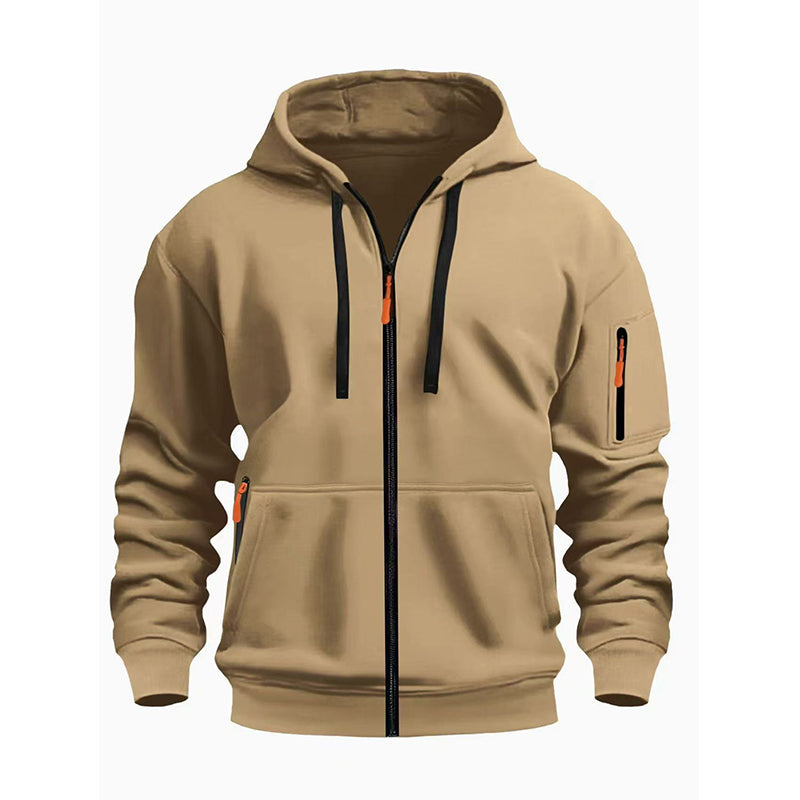 Men's Casual Thermal Hooded Jacket