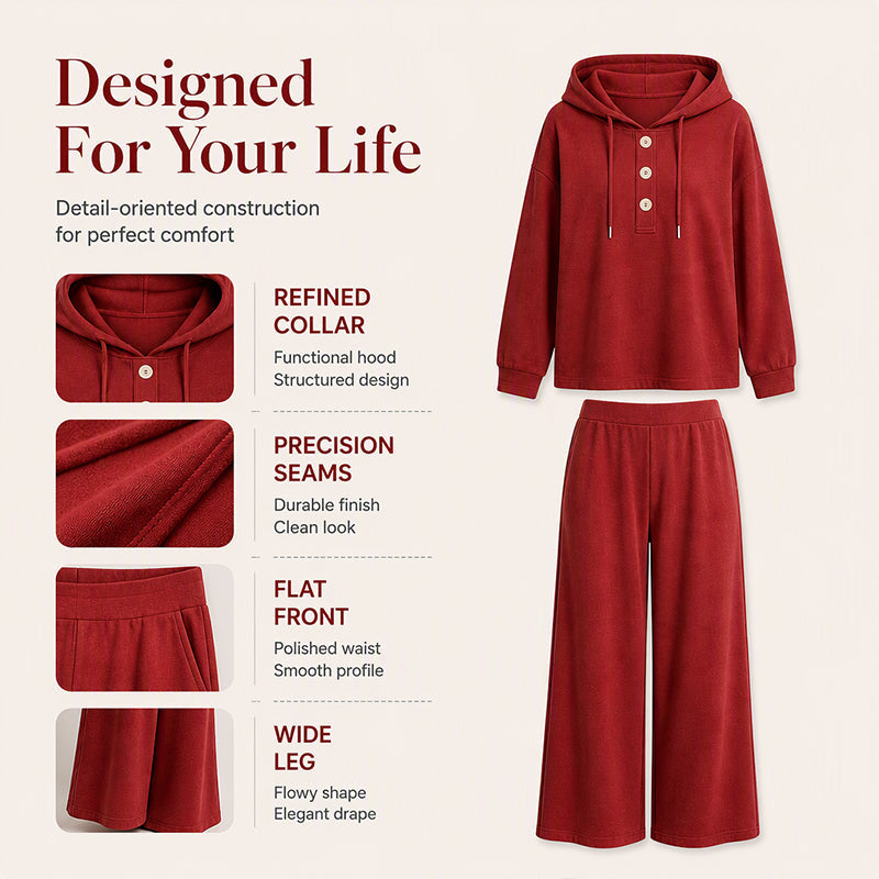 🌸Hot Sale 50% OFF💖Women's Casual Hoodie and Lounge Pants Set