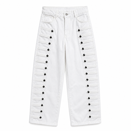 👖 Women's Retro High Waisted Curved Leg Jeans ✨ – 50% OFF | 30-Day Money-Back Guarantee